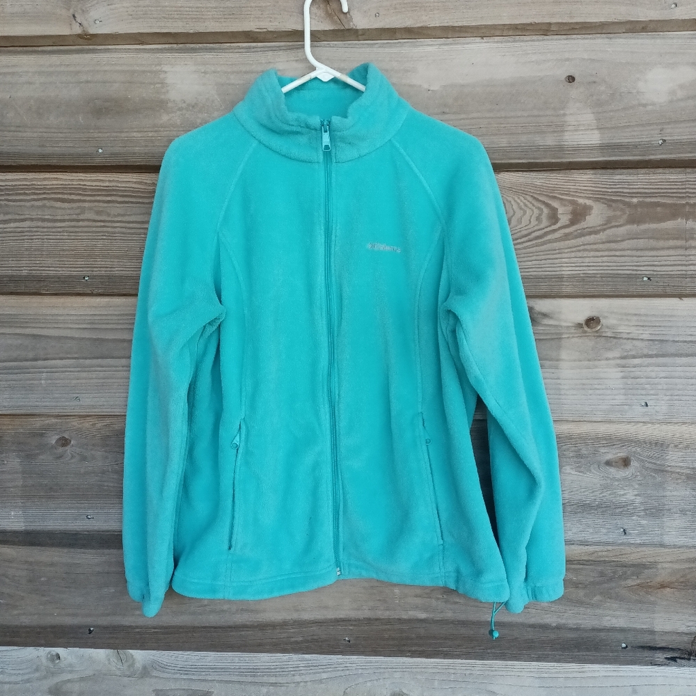 Columbia Women's Teal Full-Zip Fleece Jacket